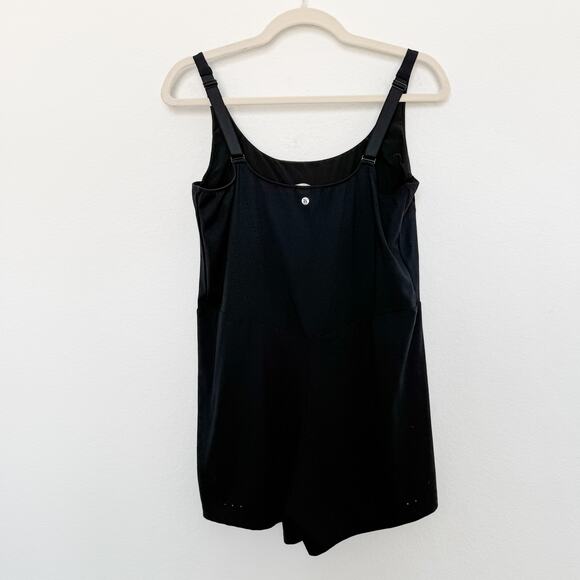 Victoria’s Secret Active Romper Black Size XL Athletic Minimalist Fitness Sporty - Picture 6 of 7